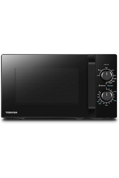 Toshiba ميكروويف MW2-MG20PF (أسود) مع وظيفة الشواء المقرمش والوظائف المدمجة، ...