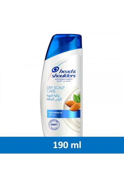Head & Shoulders شامبو مضاد للقشرة بزيت اللوز، حجم 190 مل.