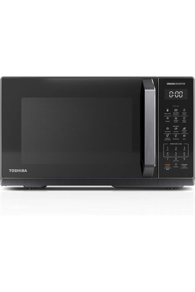 Toshiba فرن ميكروويف مع شواية، سعة 25 لتر، قوة 900 واط، 11 مستوى للطاقة، تصمي...