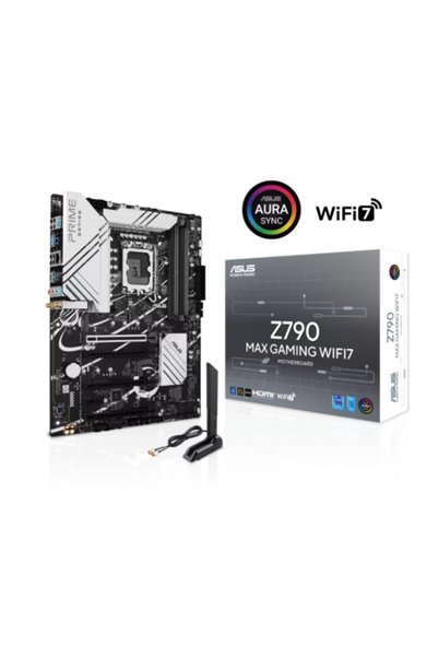 ASUS لوحة أم للألعاب Z 790 MAX مع واي فاي وذاكرة DDR 5 ومقبس LGA 1700 لمعالجا...