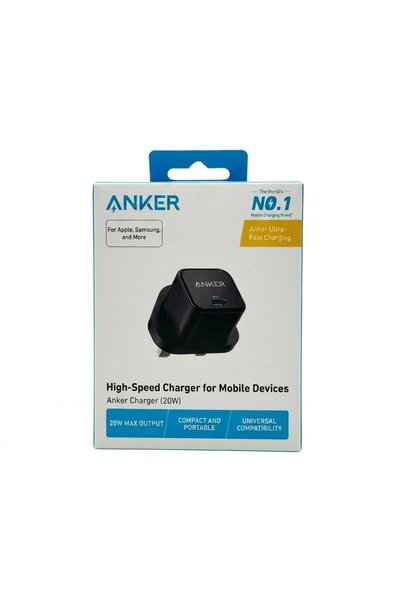 Anker Anker 20W Wall Charger Usb-C Port (Fast Charging) - 2 Year Warranty.
