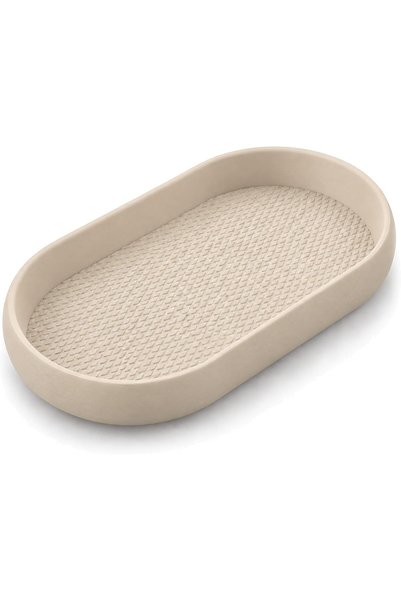 Generic Eyeglasses Tray, Oval Sunglasses and Glasses Holder Dish with Texture...
