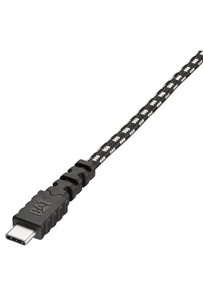 Cat كابل شحن ونقل بيانات سريع من نوع USB-C إلى USB-C من كاتربيلر، مع خاصية تخ...