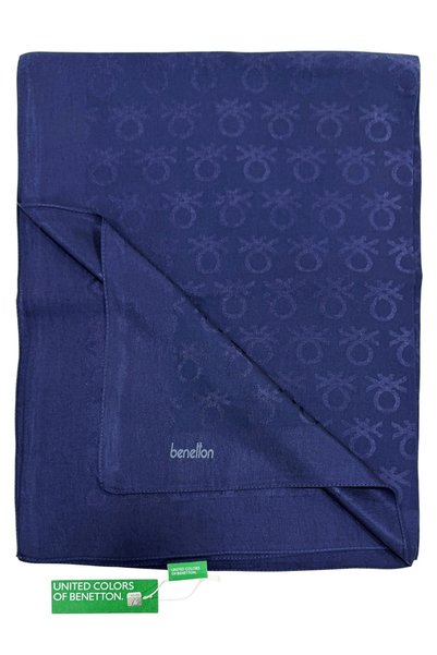 Benetton Șal din Lyocell - Roma - Bleumarin