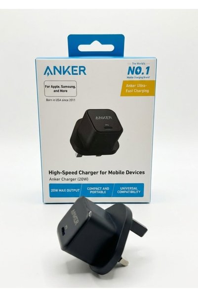 Anker Anker 20W Wall Charger Usb-C Port (Fast Charging) - 2 Year Warranty.