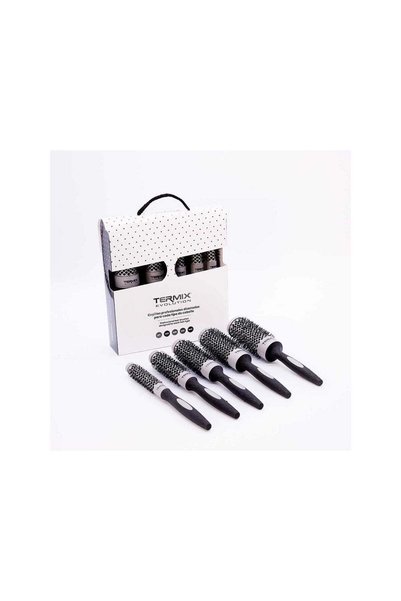 Termix Set Perii Profesionale Evo Basic pentru Coafare, Păr de Grosime Medie,...