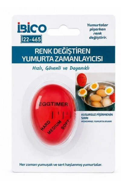 Doori Renk Değiştiren Yumurta Zamanlayıcısı – Isıya Duyarlı Yumurta Pişirme Göstergesi, Rafadan Kayısı ve Katı Yumurta Pişirme Aparatı