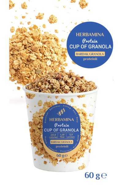Herbamina Bardak Granola Proteinli - 60 gr