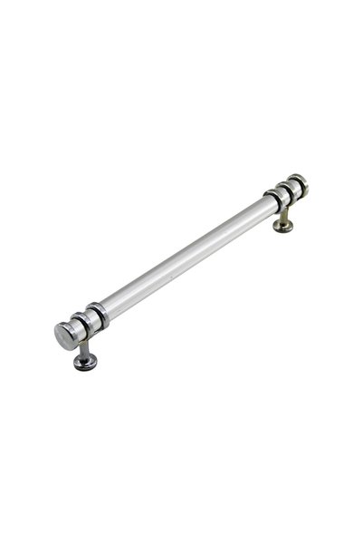 INURA GLOBAL Model 955 Ring-Style Pipe Drawer Handle, 16 cm, Chrome Ring, Chr...