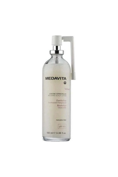 MEDAVITA Spray calmant pentru scalp sensibil Velour, pH 4.5, fără clătire