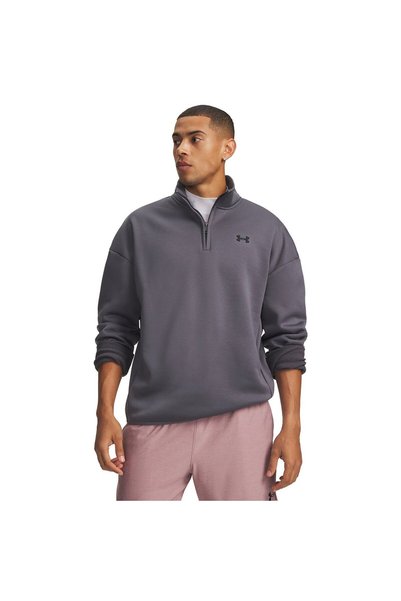 Under Armour 6017114-025 Men’s Gray Mock Neck Fleece Sweatshirt