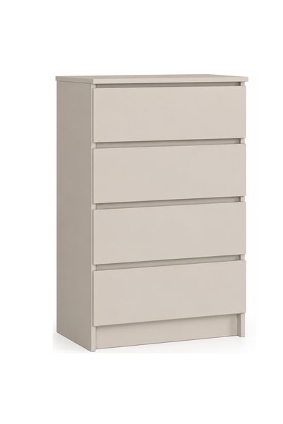 akord Comodă K60 cu 4 sertare spațioase, design modern, PAL laminat, 60x40x99 cm