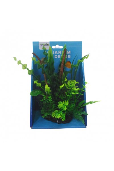 Yusee Aquarium Decoration - Artificial Plant - Ys-232703 (H:18Cm)