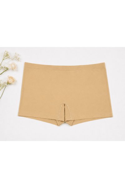 Hepsi Moda Women's Stitch-Free Boxer Briefs - 5038 - Nude
