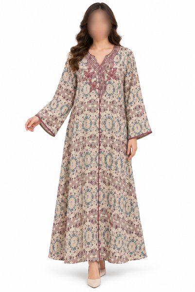 Elaa Embroidered Kuvaiyya Jalabiya | Elaa