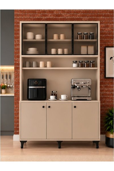 rafineritasarım Wonderful Coffee Corner, Kitchen Cabinet, Pantry Cabinet