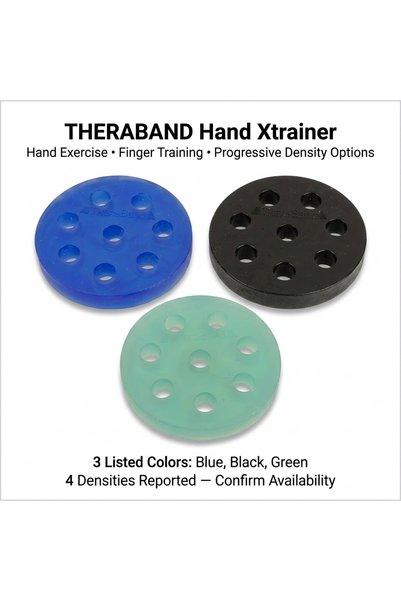 THERABAND Hand Xtrainer, Latex-Free Hand Therapy and Exercise Tool for Finger...