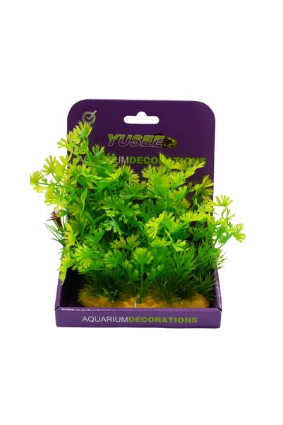 Yusee Aquarium Decoration - Artificial Plant - Ys-60102[Length - 15Cm]