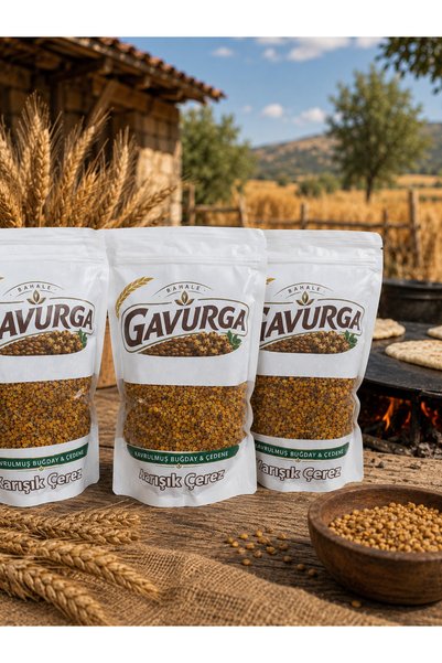 Bahale Gavurga Bulgur Çedene Karışımı Yöresel Çerez 800 Gr