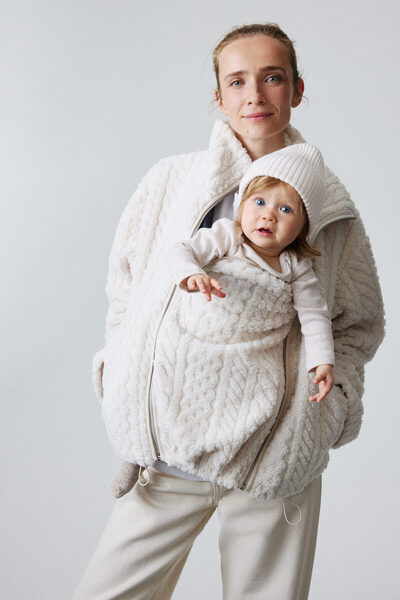 H&M MAMA Before & After Pelüş Bebek Taşıma Ceketi