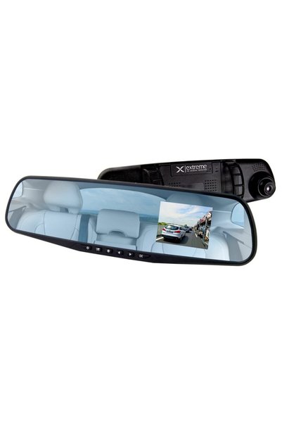 x'treme Extreme car video recorder mirror. 34 × 6 × 12.5 cm