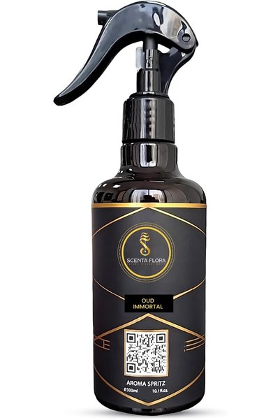 SCENTA FLORA Oud Immortal Aroma Spritz 300ml | Ready-to-Use Long-Lasting Oil ...