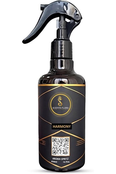 SCENTA FLORA Harmony Aroma Spritz 300ml | Ready-to-Use Long-Lasting Oil-Based...