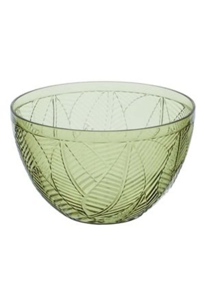 UNIC Plastic Bowl with Tropical Leaves Pattern 850ml