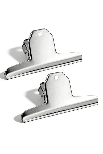 TERRIFI Bag Clips, 145 mm Stainless Steel Strong Clamping Extra Large Binder ...