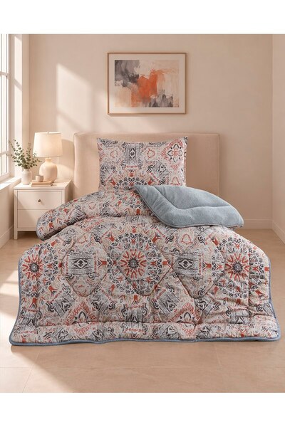ETE HOMETEX ETEHOMETEX Single-Size Luxury Welsoft Fleece Duvet Set