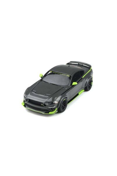 Gtspirit GT384 فورد موستانج RTR Spec 5 كوبيه 2021 رمادي/أخضر 1/18 GT-Spirit