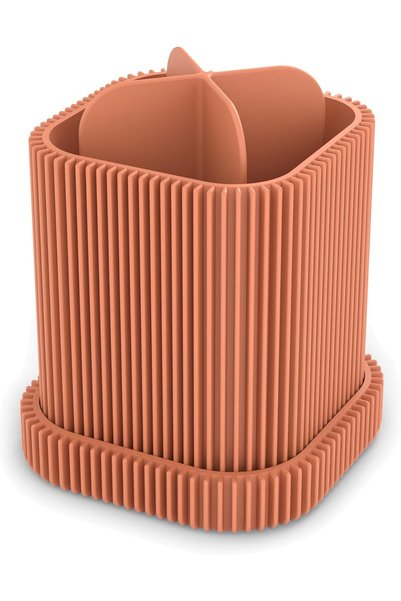 Generic Toothbrush Holder with Drip Tray and Removable Divider, Modern Minima...
