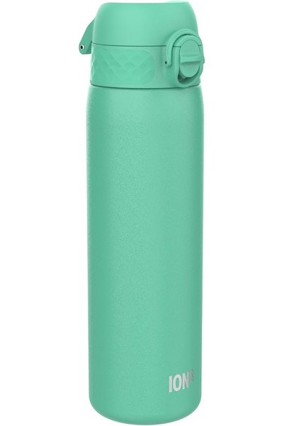 Ion8 Steel Water Bottle, 600 ml/20 oz, Leak Proof, Easy to Open, Secure Lock,...