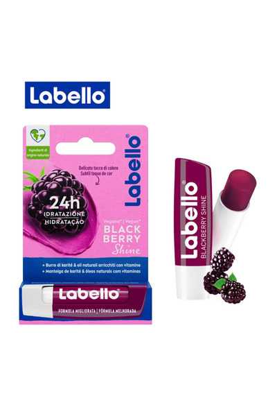 LABELLO بلسم شفاه بلاك بيري شاين - 4.8 جرام