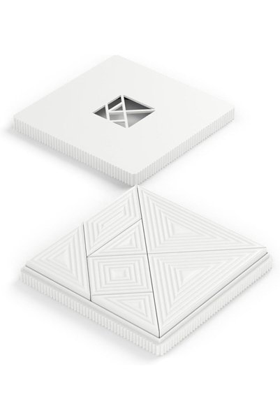 Generic Tangram Puzzle with Storage Box, 7-Piece Geometric Brain Teaser for A...