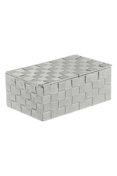 UNIC Gray Metal Storage Box with Lid 27.5x17.5x11cm