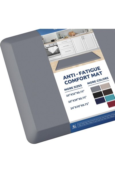 GENERAL KitchenClouds Kitchen Mat Cushioned Anti Fatigue, 17"x28", Non Slip K...
