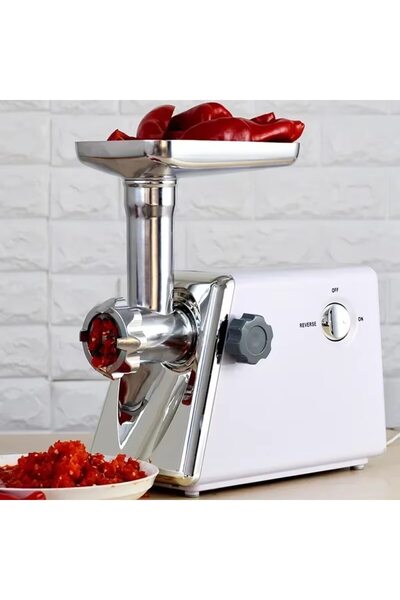 DealsReall Carne, Legume, Oțel inoxidabil, Tocător electric 300W, 2 sită, Acc...