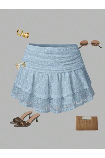 Sheya Mini skirt, blue