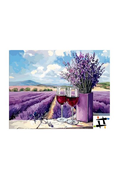 Painting-numbers Set pictura pe numere Iubirea din Provence 6622, panza pe ra...