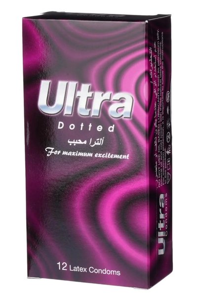 ULTRA condoms 12 Pieces, Dotted