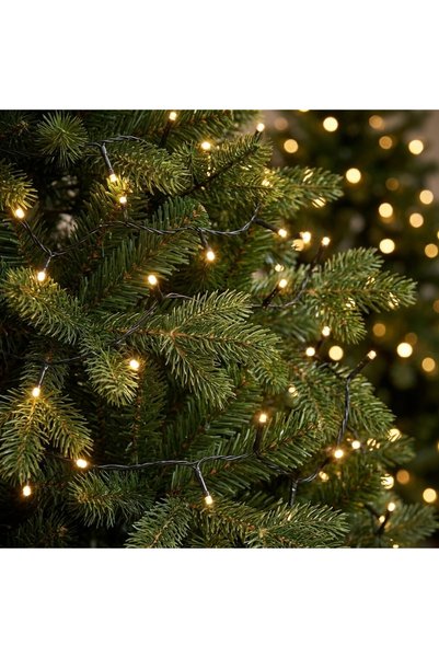 Ornament24 Instalatie de Craciun liniara 400 LED, 20 metri, alb cald, ghirlan...