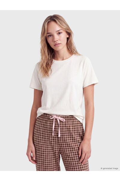 LC Waikiki DREAM Waistbanded Plaid Women's Pajama Bottoms