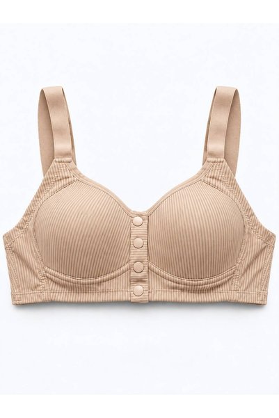 Softwearr حمالة صدر نسائية بدون دعامات، تصميم بفتحات، بدون أشرطة.
