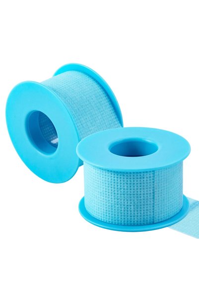 TERRIFI 2 Rolls Microporous Medical Tape, 2.5cm x 4.5m Breathable Surgical Ad...