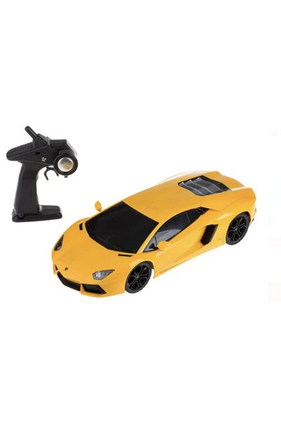 OEM Lamborghini Aventador Τηλεκατευθυνόμενο Αυτοκίνητο Κίτρινο με Φώτα 1:12