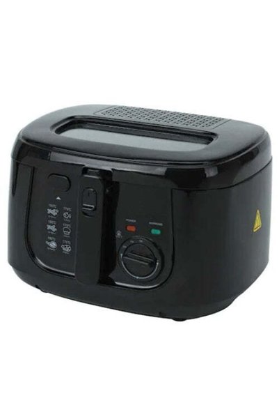 FOXMAG24 Friteuză electrică, 2,5 l, 1800W, Negru