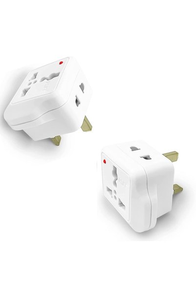 Generic Compact 3 Way Adapter With Indicator Light Ideal Plug With Fuse Trave...