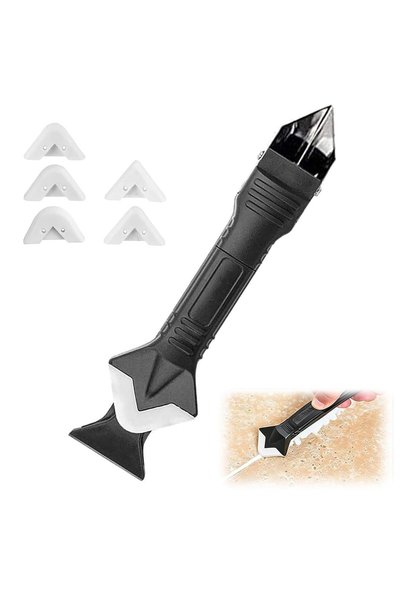 Generic مجموعة أدوات لعمل السد 3 في 1، تتكون من 6 قطع، بما في ذلك مكاشط مع لا...