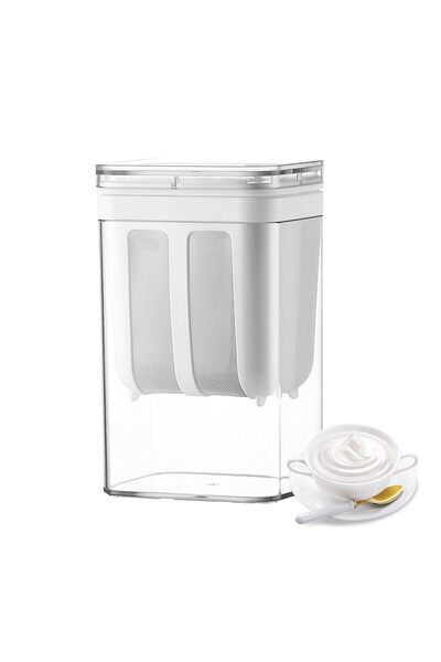 ALMEKAQUZ Yogurt Maker Strainer Food Grade Homemade Greek Yogurt Maker 1100ML...
